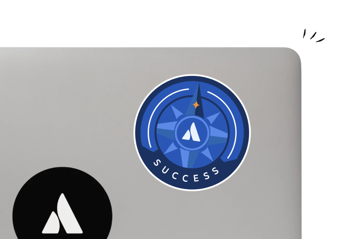An emblem for Atlassian Customer Success